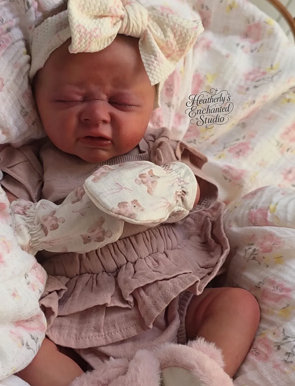 Odessa reborn doll for sale by Heather Hutmaker | Enchanted Studio