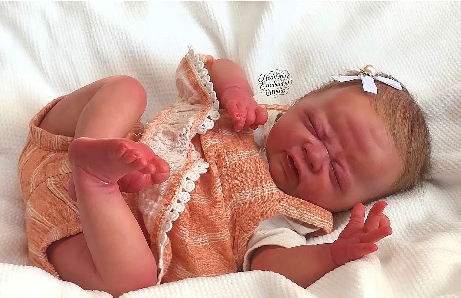 Odessa reborn doll for sale by Heather Hutmaker | Enchanted Studio