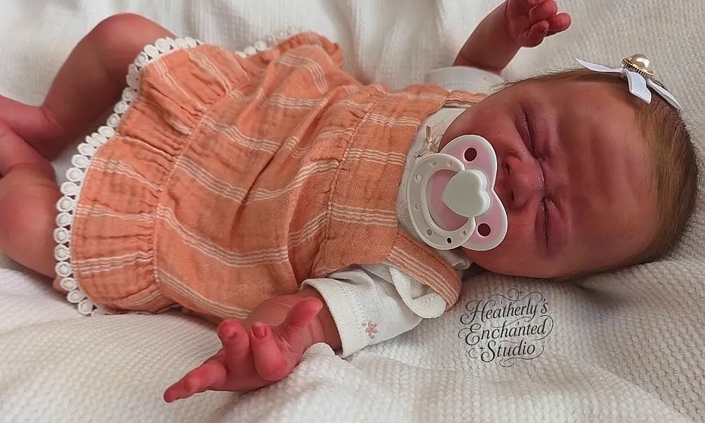 Odessa reborn doll for sale by Heather Hutmaker | Enchanted Studio