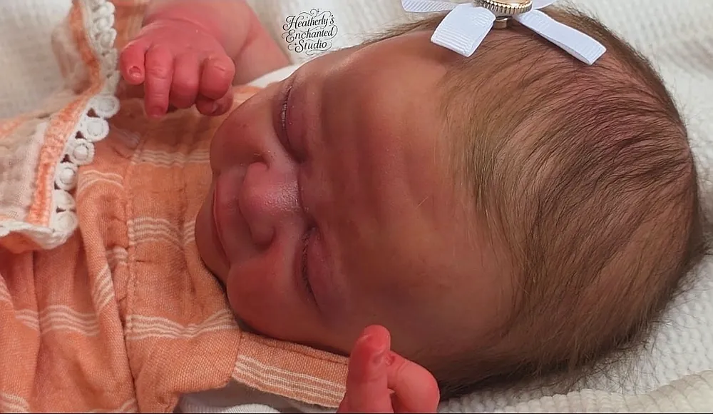 Odessa reborn doll for sale by Heather Hutmaker | Enchanted Studio