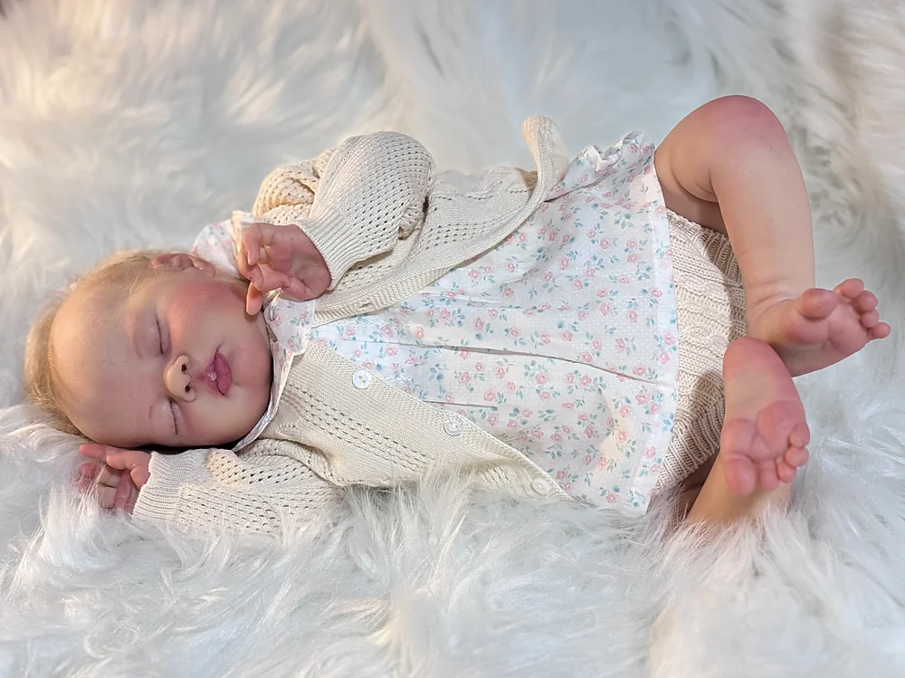 Esenia Reborn Baby Doll by Monica Robbins | Buttons & Bows