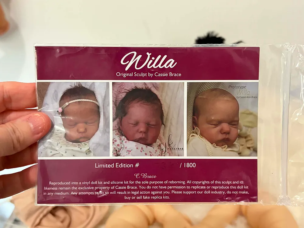 Willa Reborn Doll Kit by April Anjard | Reborns by Zebra