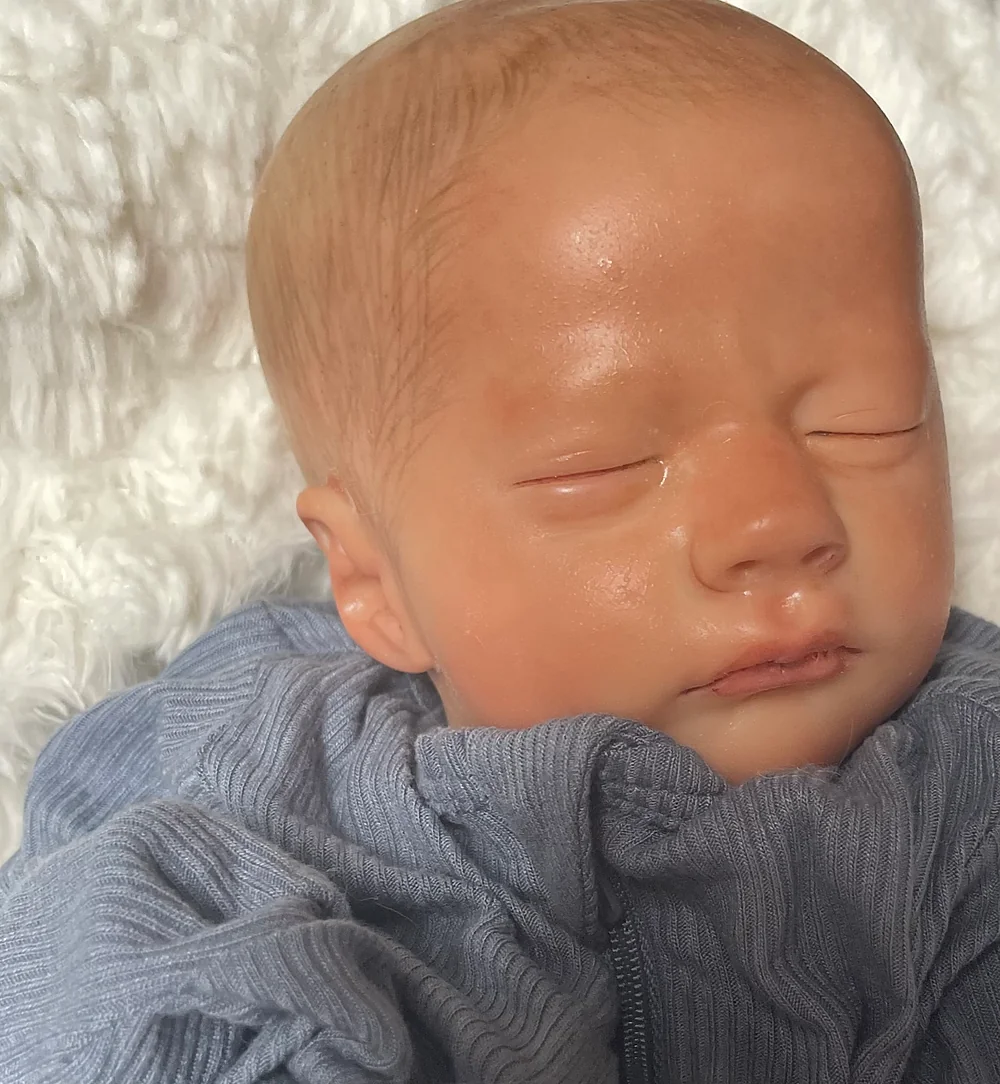 Ashley Asleep Reborn Baby Doll by Bostyn Hunter | Babylambsnursery