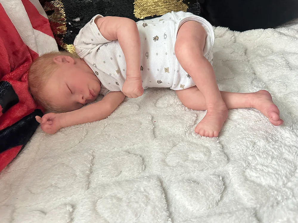 Leif Asleep Reborn Baby Doll by Amber M Deangelis | Ambers Reborn