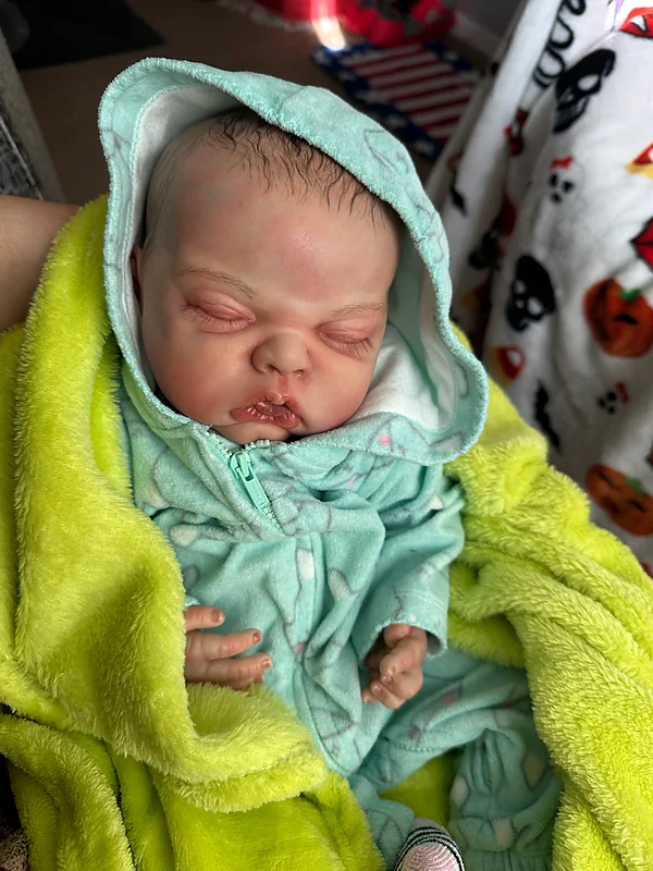 Leif Asleep Reborn Baby Doll by Amber M Deangelis | Ambers Reborn