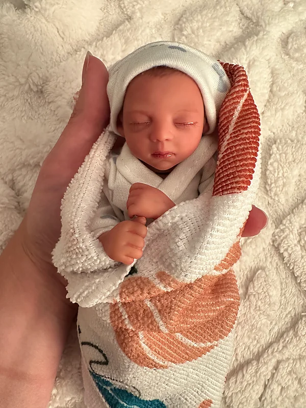 Leif Asleep Reborn Baby Doll by Amber M Deangelis | Ambers Reborn