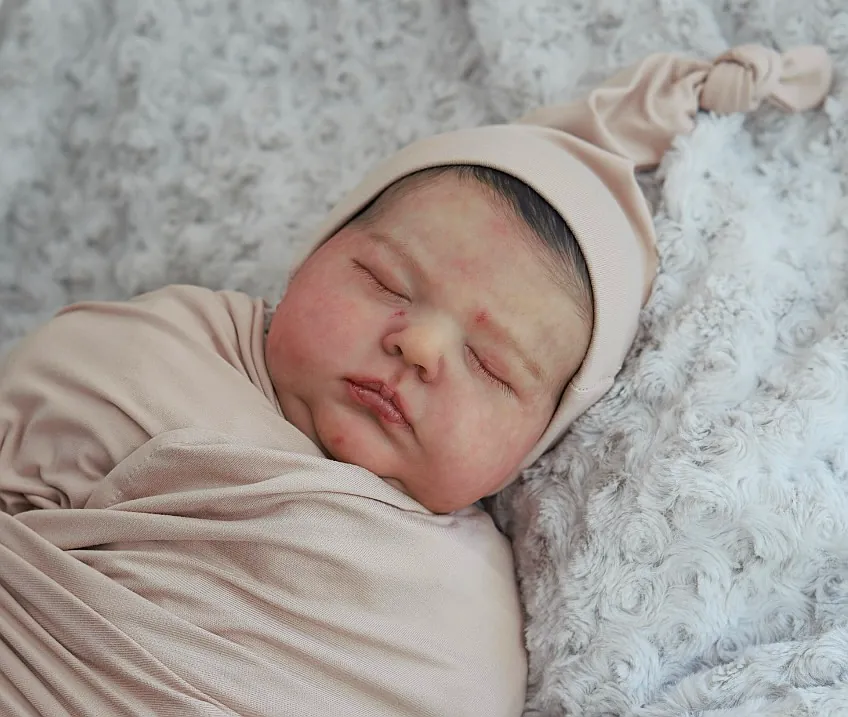 Tessa Cuddle Reborn Baby Doll by Jamie Cruse | 404-babies