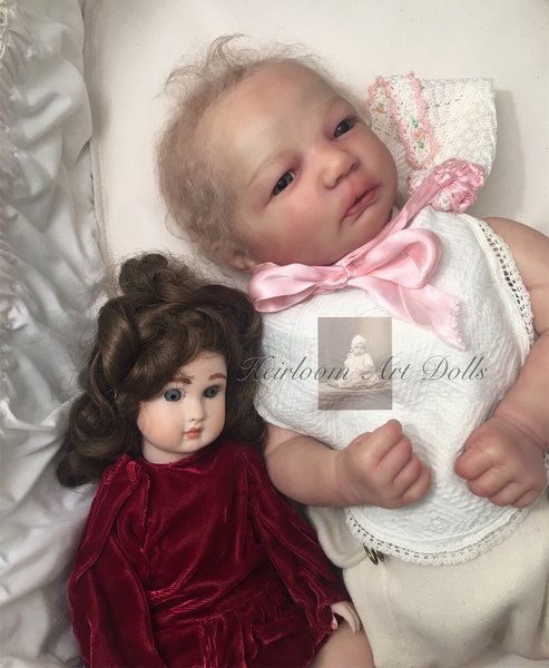 Honeybug VINTAGE Magnetic Pacifier reborn art doll baby newborn ROSE PINK