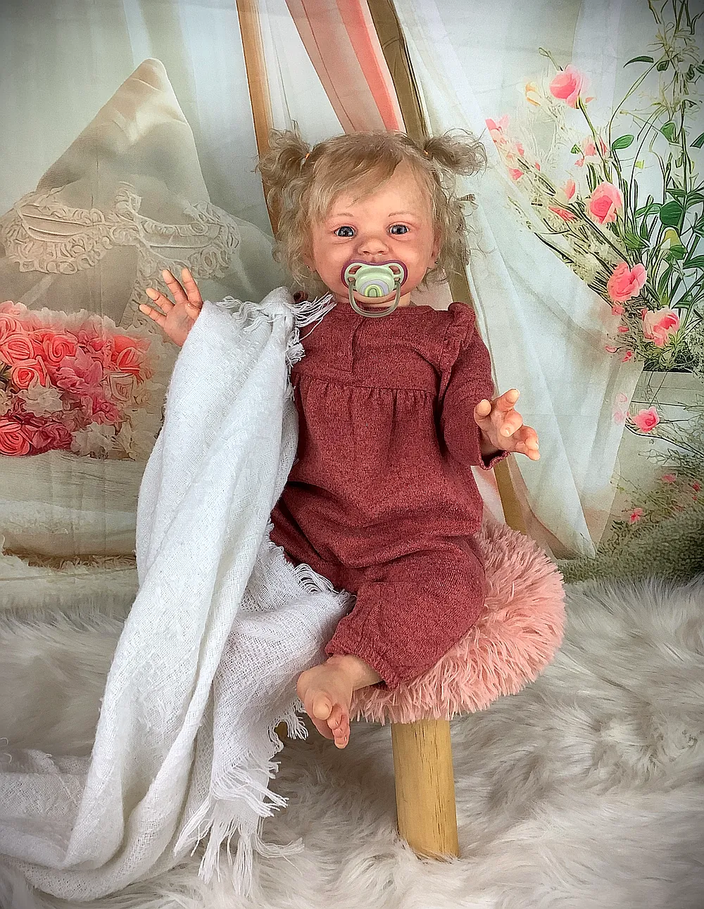Lissy Reborn Baby Doll by Genevieve Danault | Passion Poupons Reborns