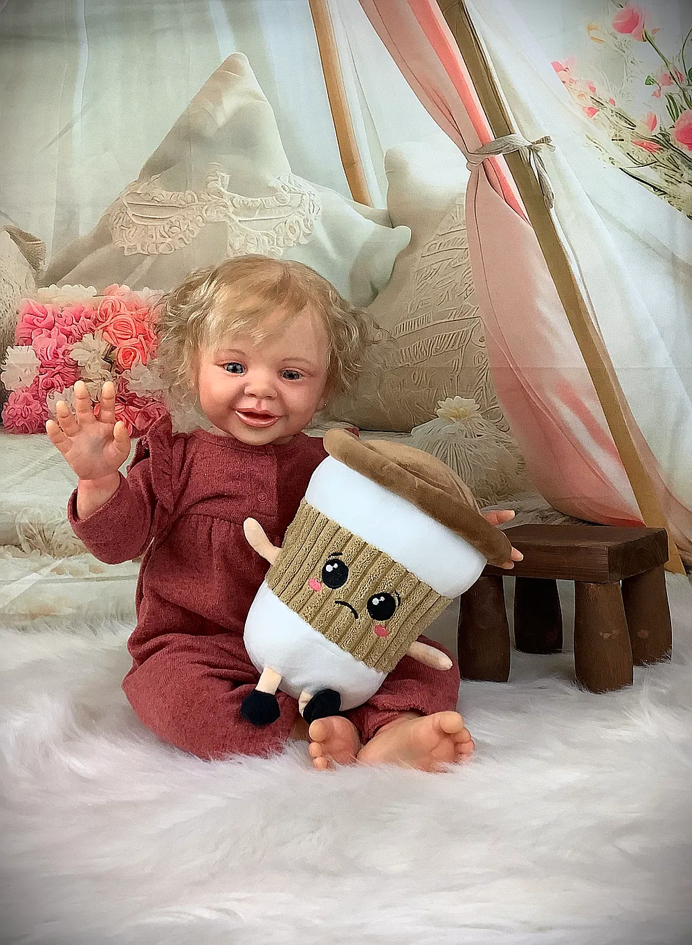 Lissy Reborn Baby Doll by Genevieve Danault | Passion Poupons Reborns